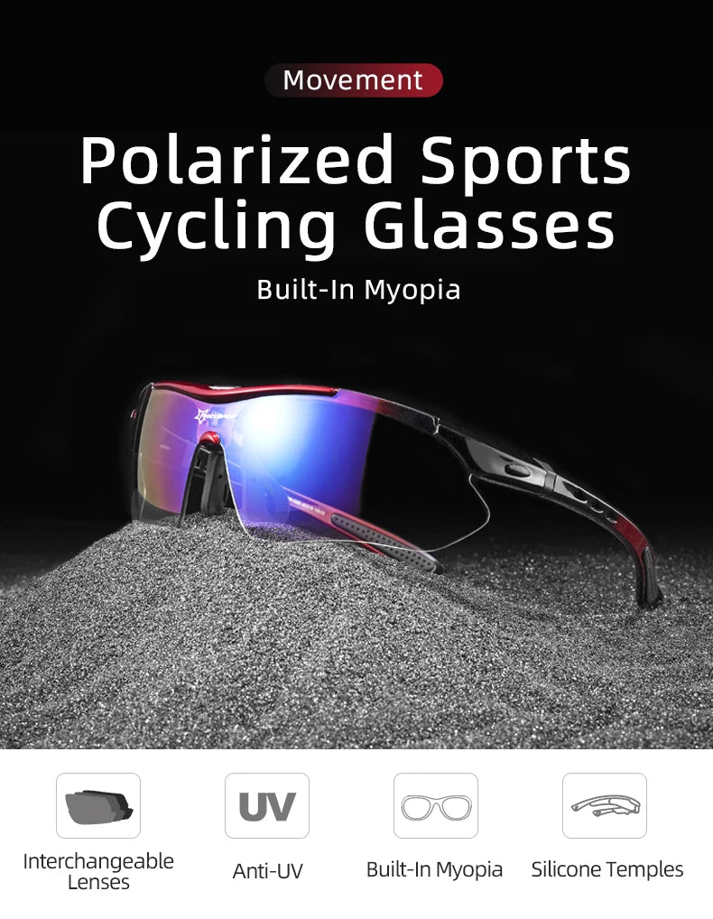ROCKBROS Cycling Flexible Polarised Photochromic Sunglasses