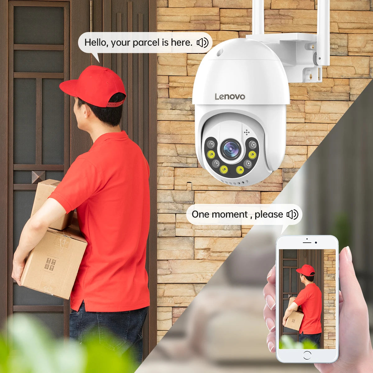 Waterproof CCTV Surveillance Smart Security System