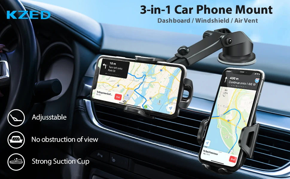 Mount Long Arm Suction Cup Holder for iPhone, Huawei, Xiaomi, Samsung