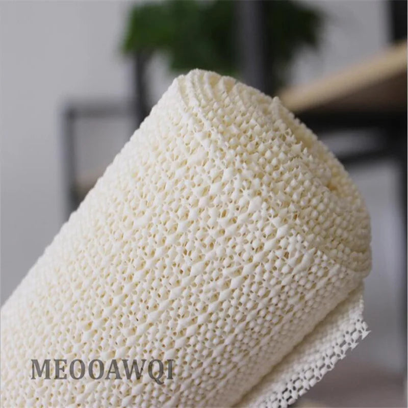 PVC Non-Slip Rug Pad for Hard Surface Floors - Gripper Carpet Anti Slip Under Mattress Sofa Cushion Mesh Pads Non-Slip Shower Ma