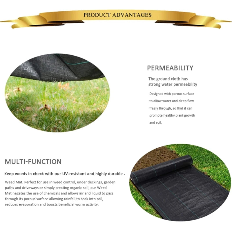 Water Permeable PP Woven Weed Control Fabric