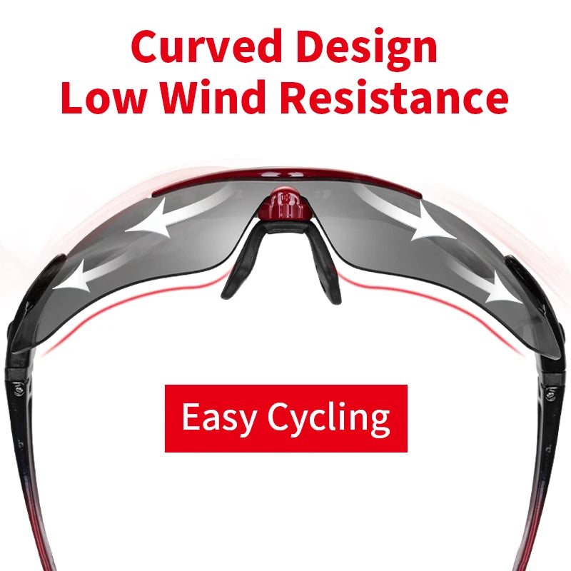 ROCKBROS Cycling Flexible Polarised Photochromic Sunglasses