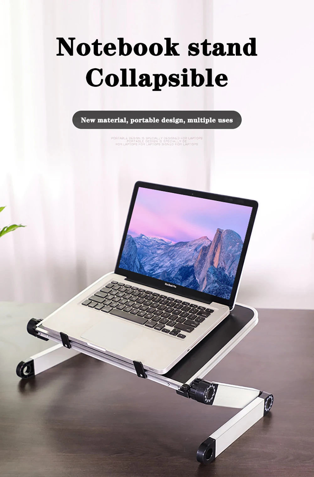 Portable Aluminum Laptop Desk - Ergonomic Lapdesk