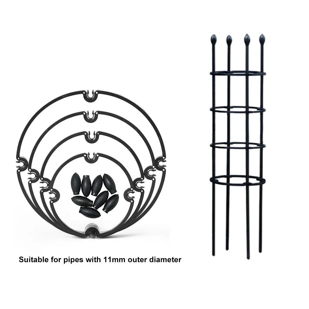 PP Plastic Trellis for Climbing Plants - Durable Support for Garden Vines