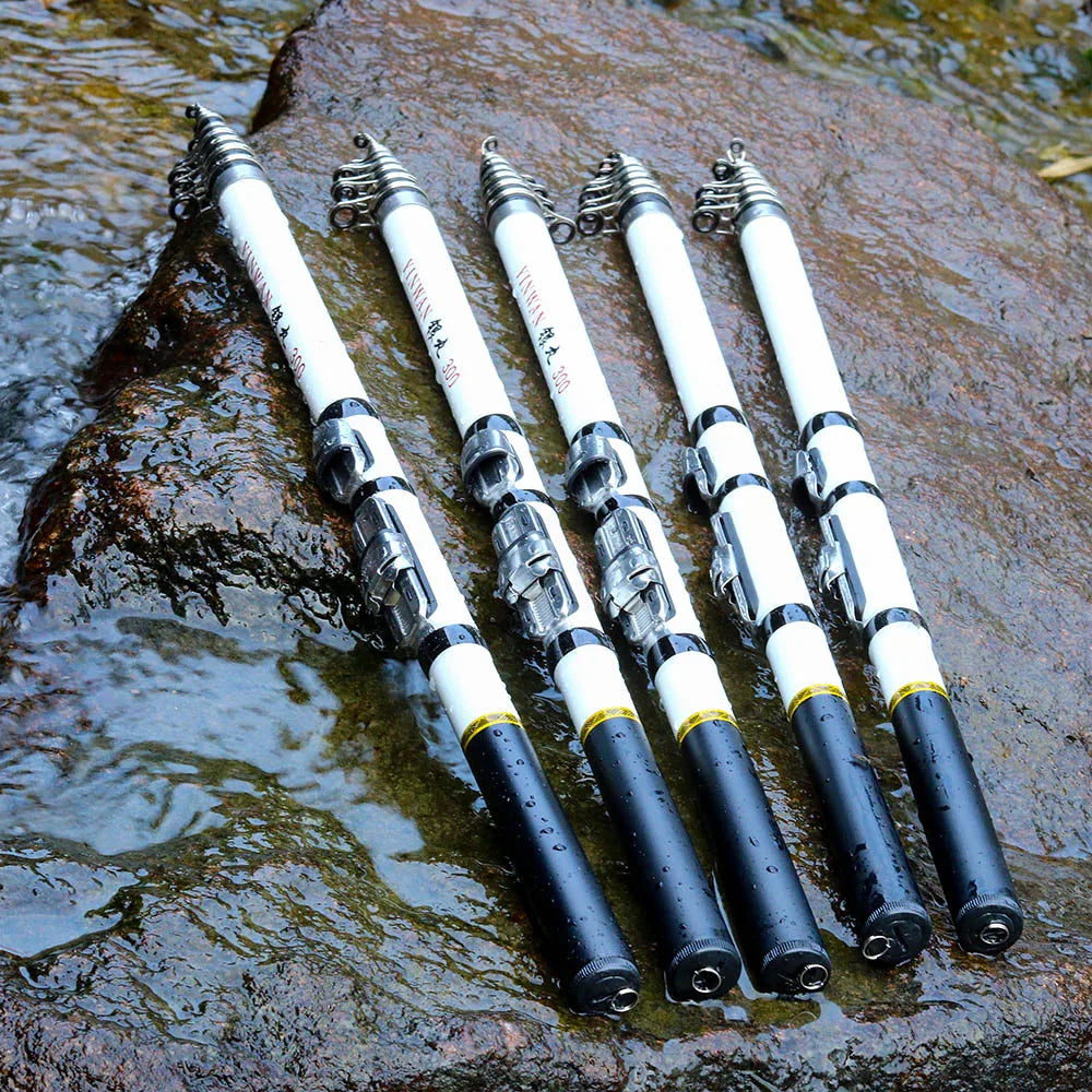 BAKAWA Ultralight Fishing Rod | Telescopic Carbon Fiber