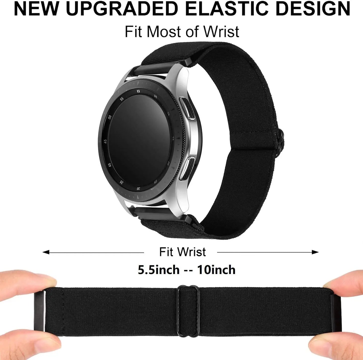 20mm 22mm strap For Samsung Galaxy watch 4 classic 46mm/6 Classic/Gear S3/5/5 pro 44mm 40mm Nylon Elastic Huawei GT 2/3 Pro band