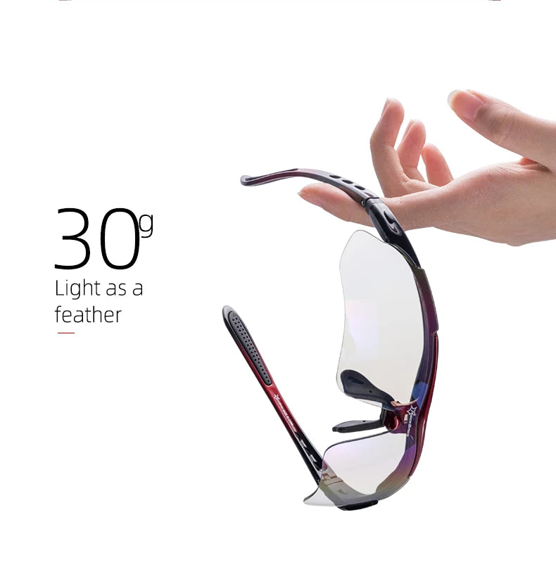 ROCKBROS Cycling Flexible Polarised Photochromic Sunglasses
