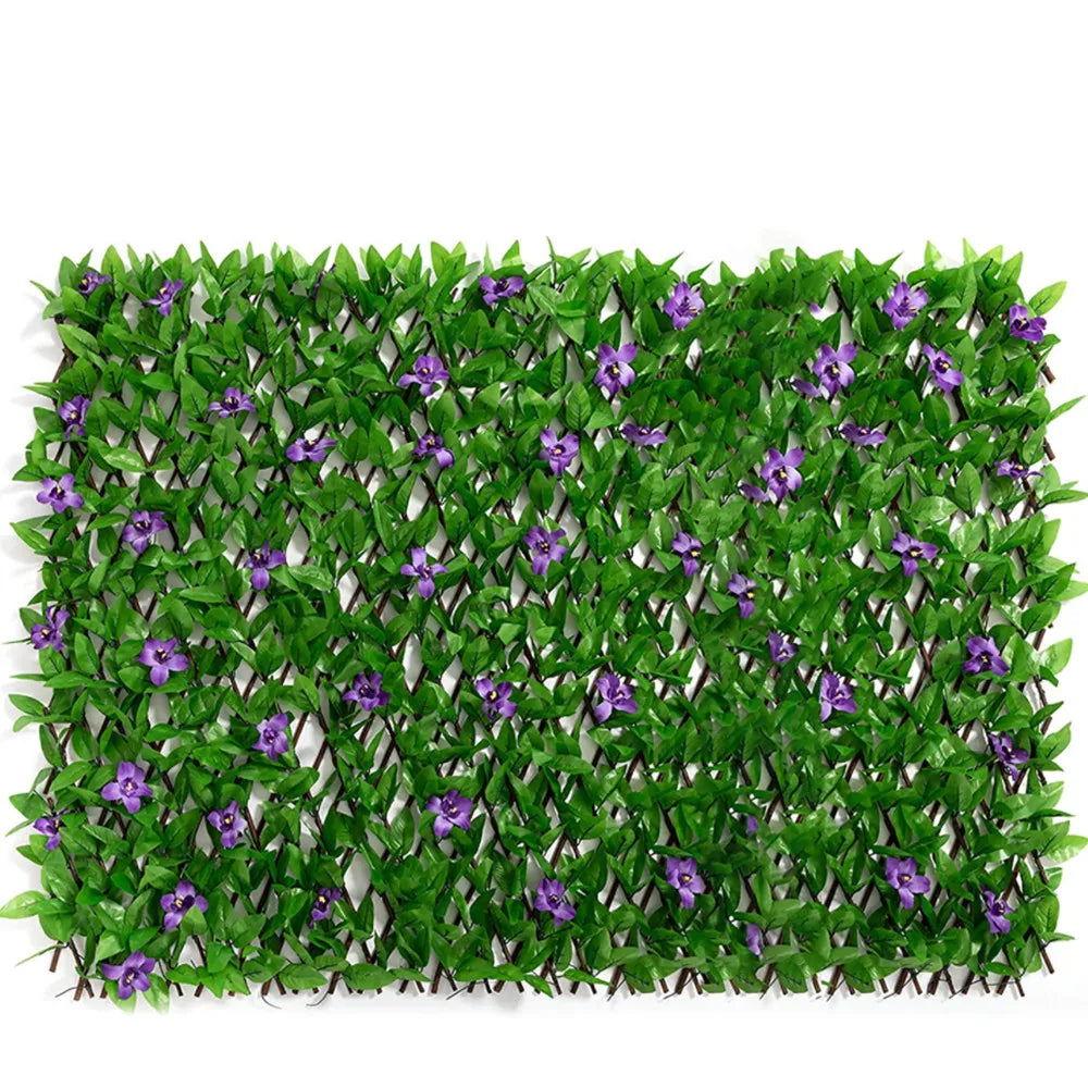 Expandable Artificial Ivy Fence Panel