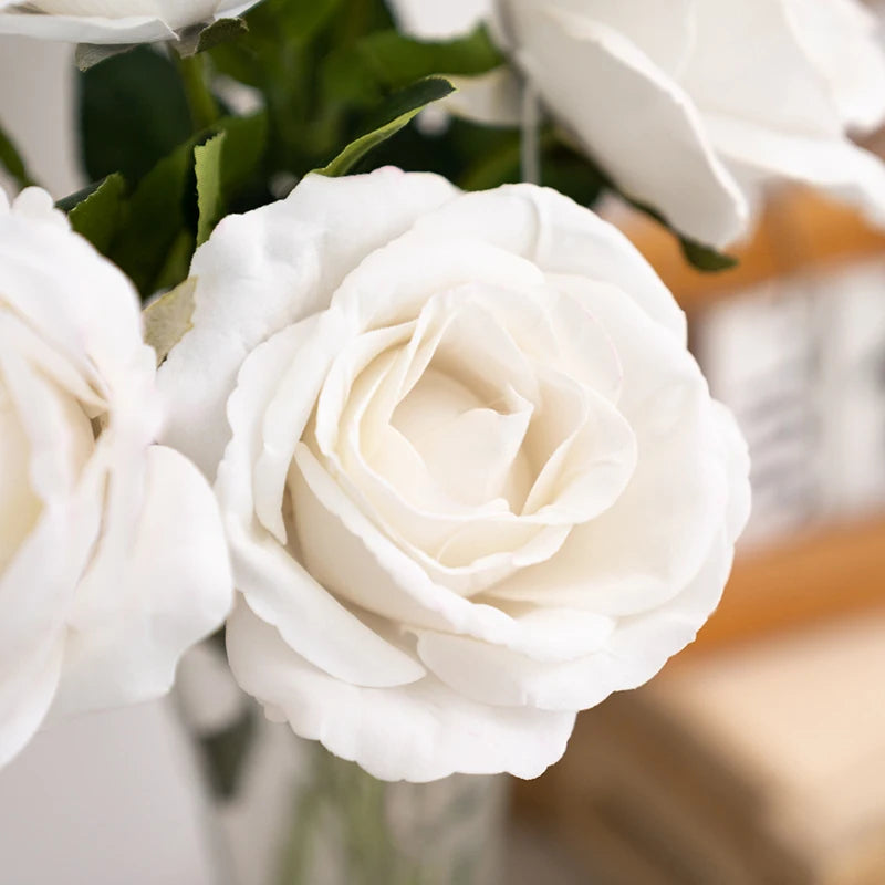 Beautiful Silk Artificial Rose Flowers Set