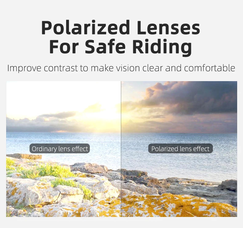 ROCKBROS Cycling Flexible Polarised Photochromic Sunglasses