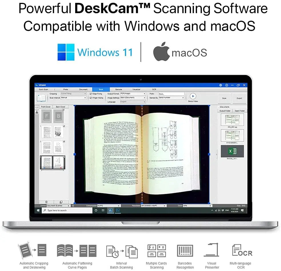 Portable High-Def Document Scanner