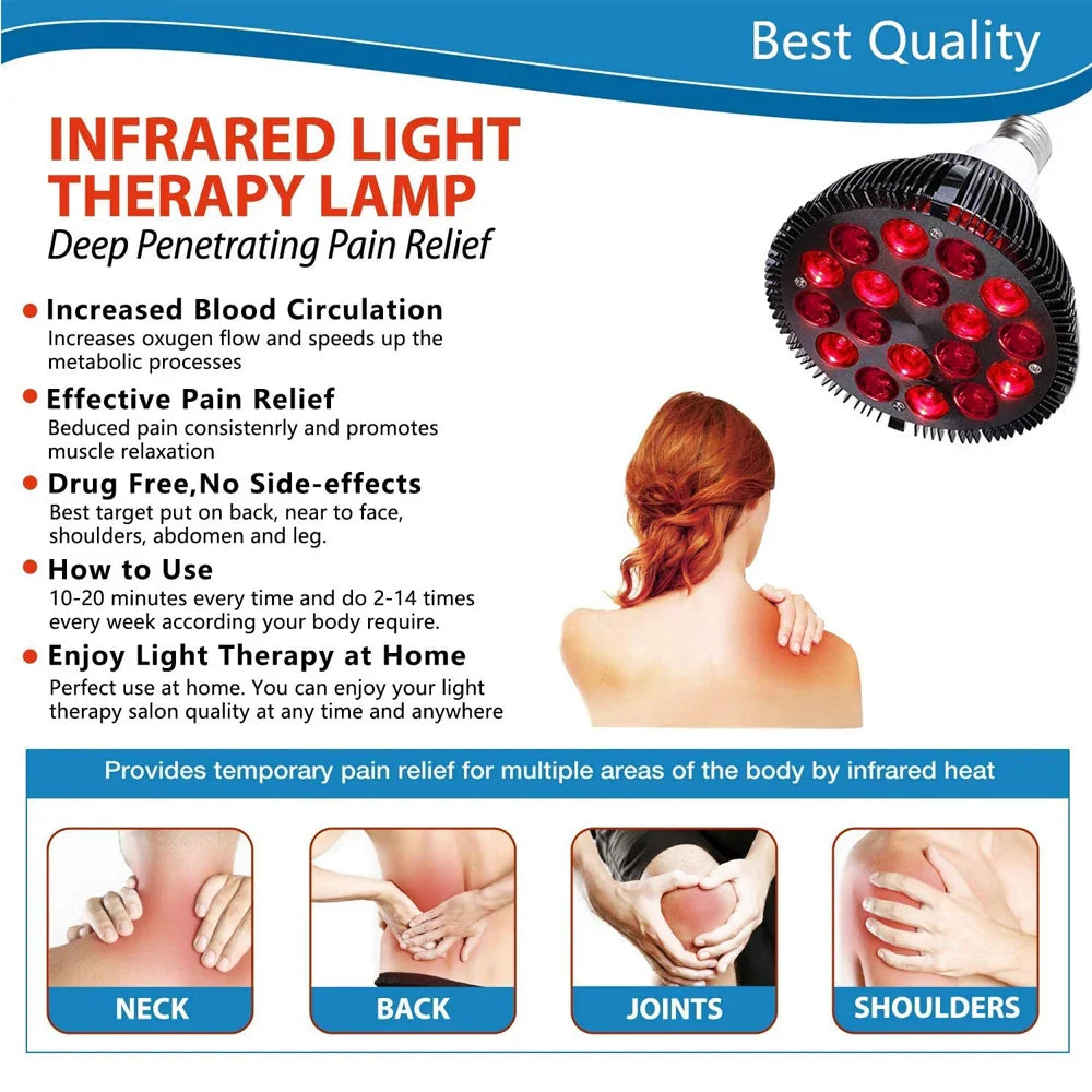 Red Light Therapy Lamp - Face & Body