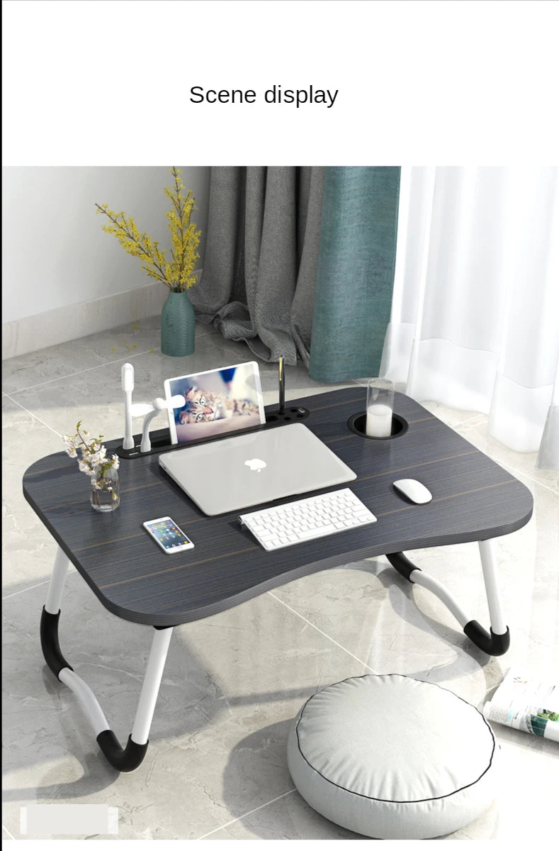 Folding Laptop Desk - Portable Bed & Sofa Companion