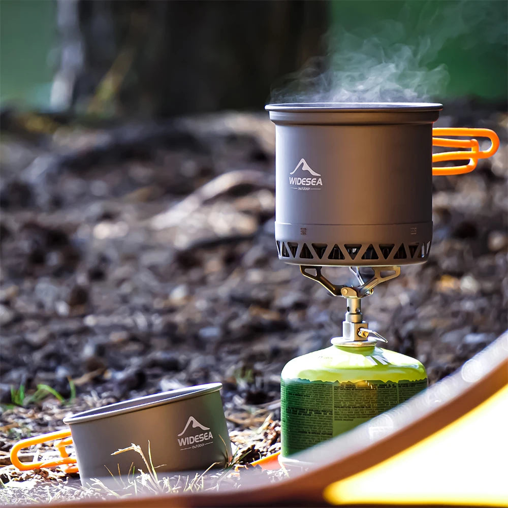 Widesea Camping Cookware Set | Outdoor Cooking Utensils