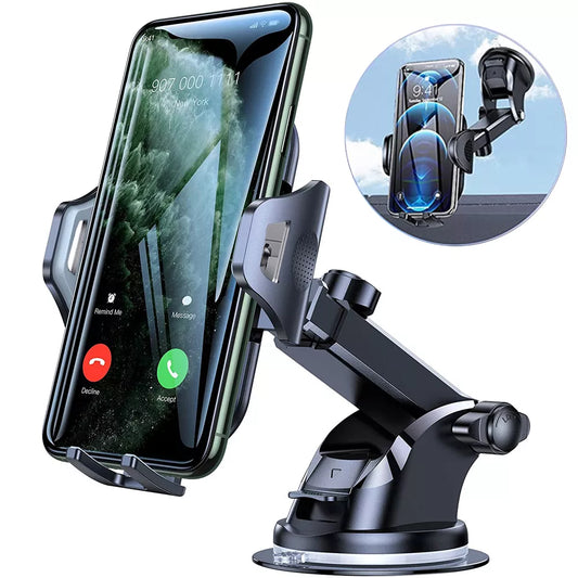 Mount Long Arm Suction Cup Holder for iPhone, Huawei, Xiaomi, Samsung