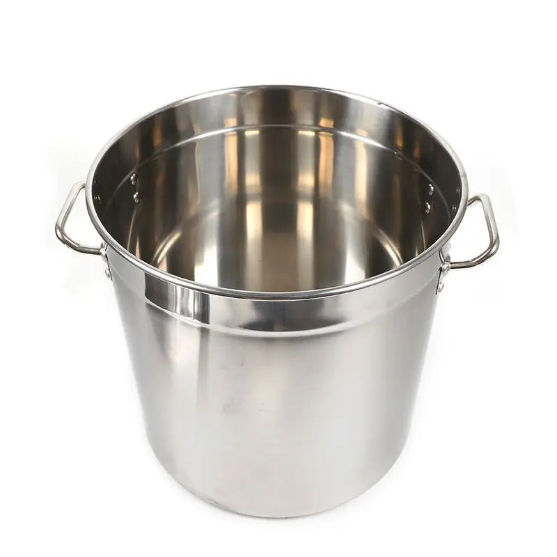 35L Saucepan Soup Pot With Lid Stainless Steel Universal Goulash Kettle Camping Cooking Pot