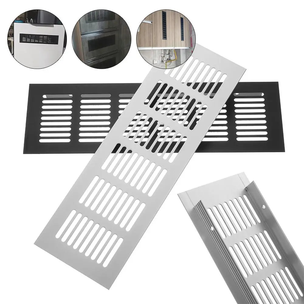 Aluminium Alloy Cabinet Air Vent -Ventilator Grille Decor Cover Closet Shoe Wardrobe Vents