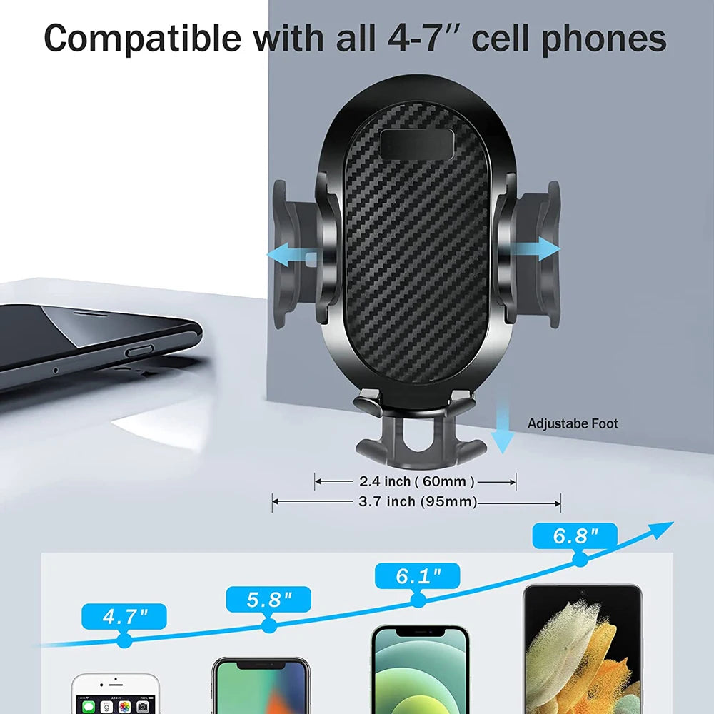 Mount Long Arm Suction Cup Holder for iPhone, Huawei, Xiaomi, Samsung