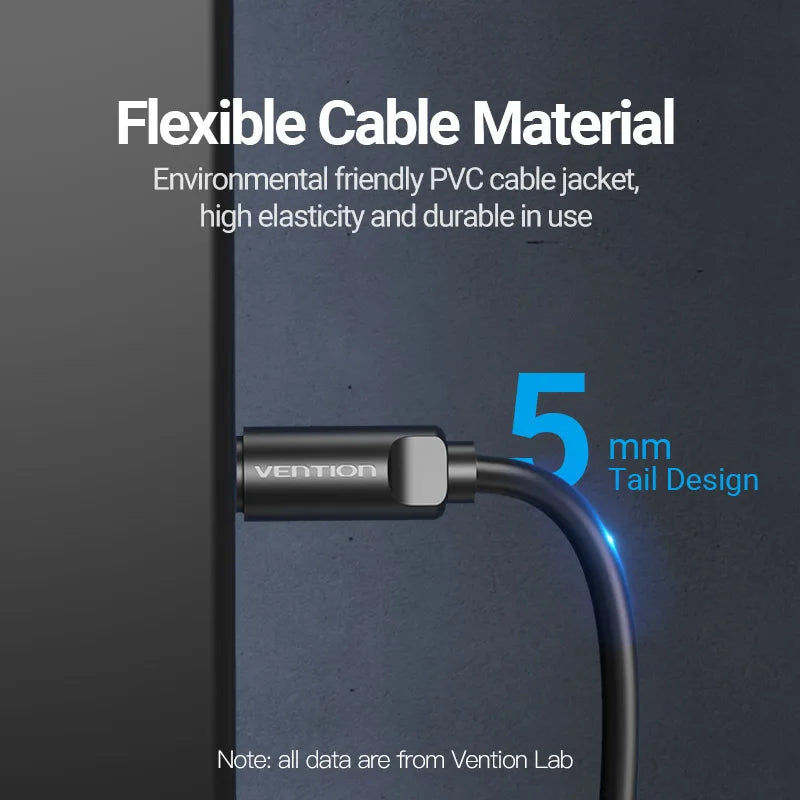 Vention Digital Audio Fibre Optic Cable /  Toslink SPDIF Coaxial Cable