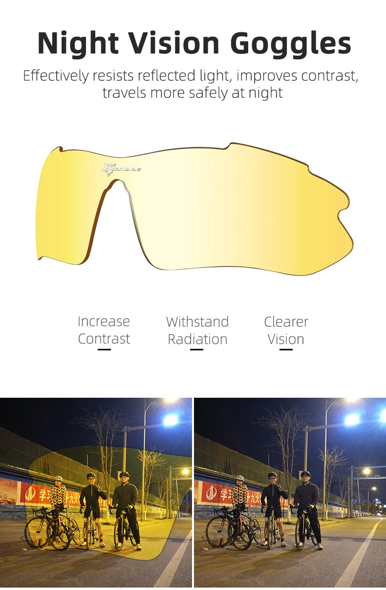 ROCKBROS Cycling Flexible Polarised Photochromic Sunglasses