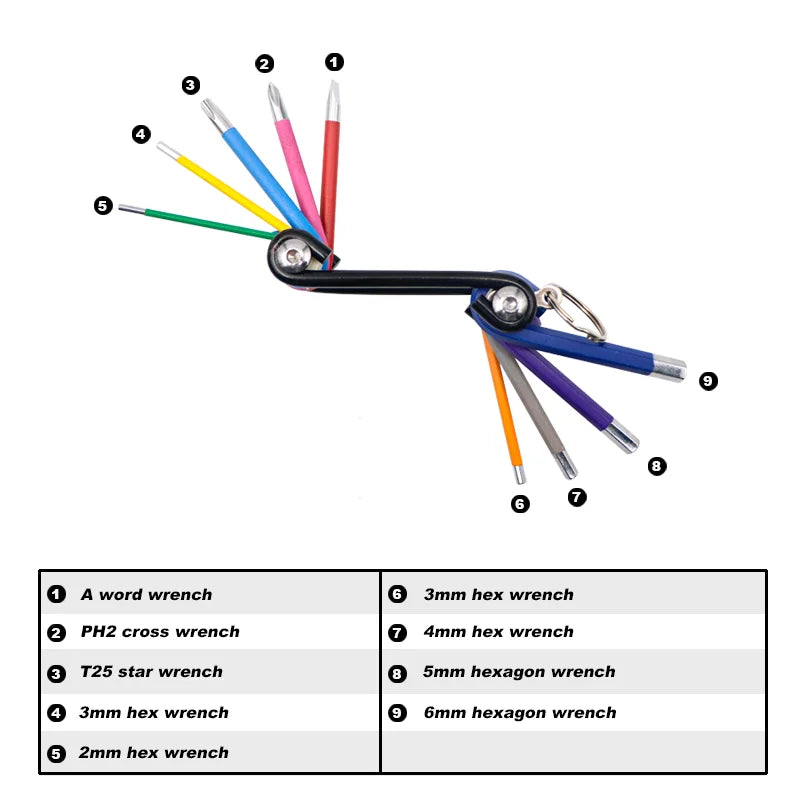 20-in-1 Bicycle Repair Tool Set | Multi-Function Bike Repair Kit