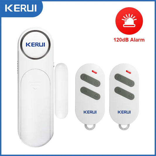 KERUI Wireless Door/Windows Sensor Alarm 300ft 120dB Anti-Theft Smart Remote Control For Kids Cabinet Safety Home Security