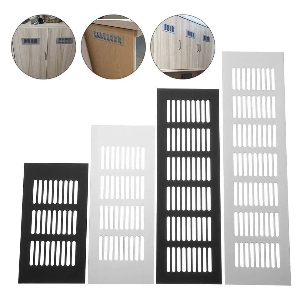 Aluminium Alloy Cabinet Air Vent -Ventilator Grille Decor Cover Closet Shoe Wardrobe Vents