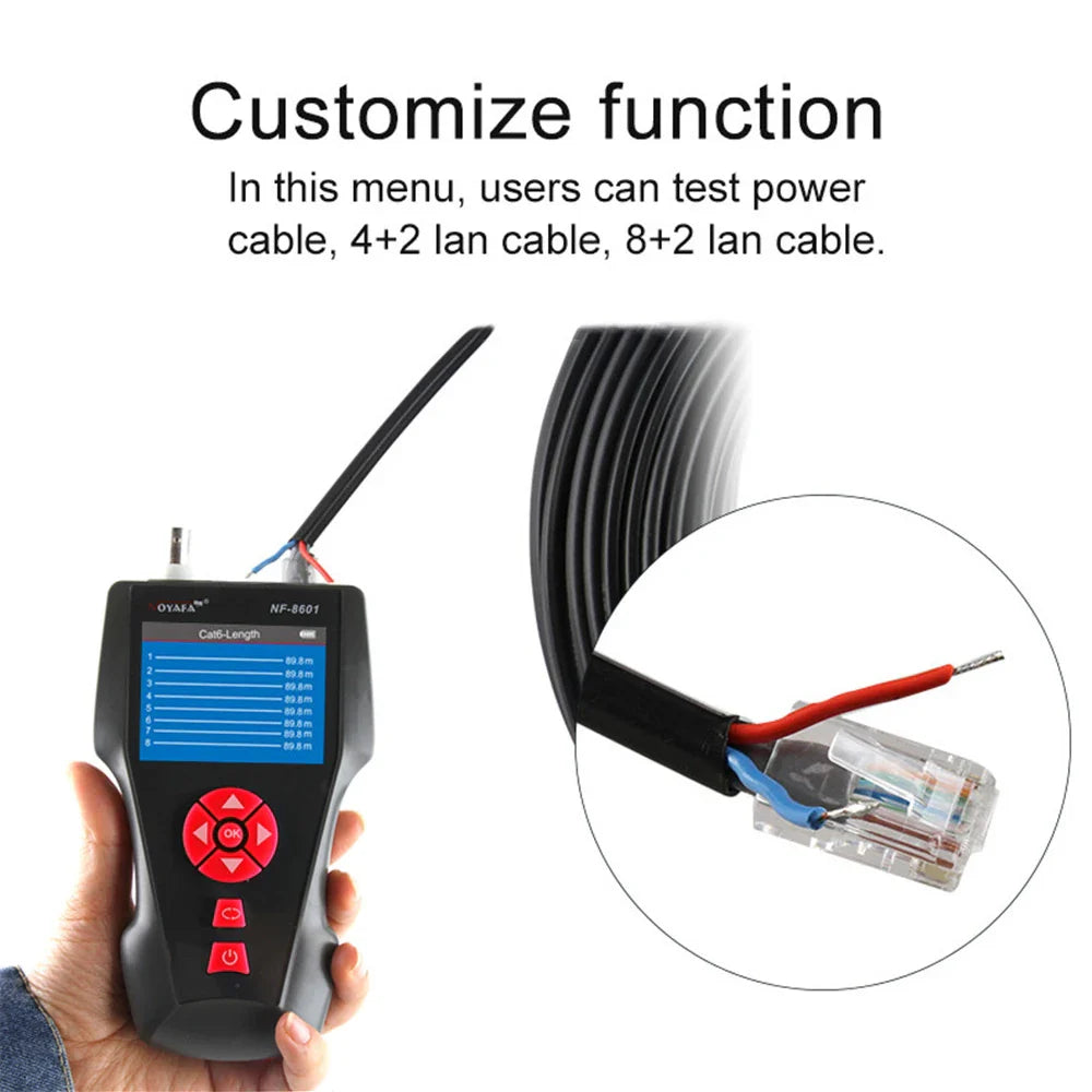 Original Noyafa NF-8601W Multifunction Network Cable Tester