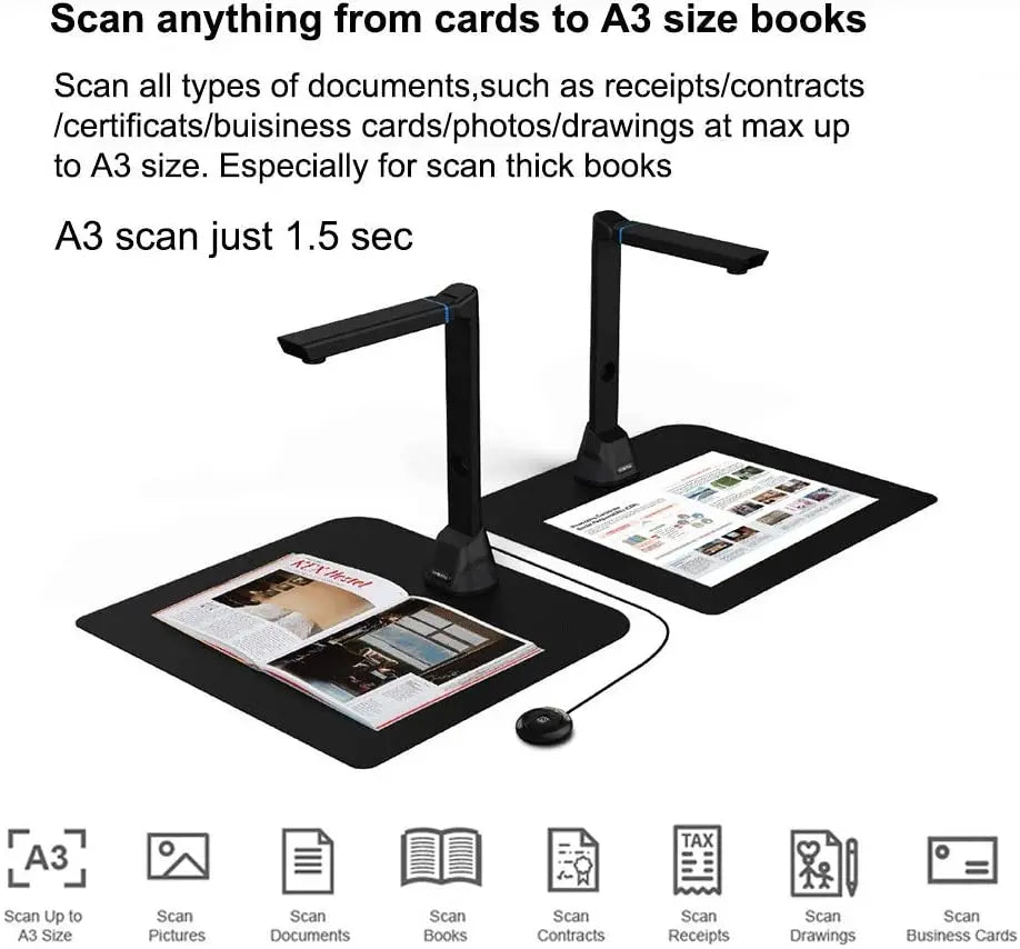 Portable High-Def Document Scanner