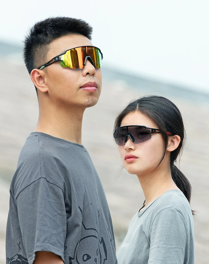 ROCKBROS Photochromic Polarized Cycling Glasses | UV400 Sunglasses