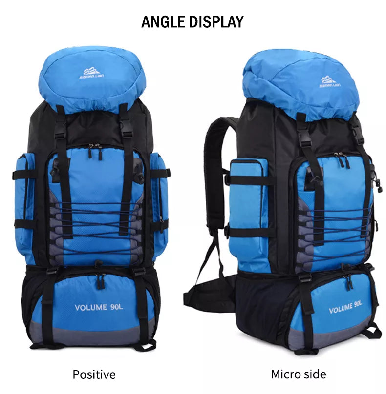 90L Travel Camping Backpack | Mountaineering Large Capacity Sports Bag