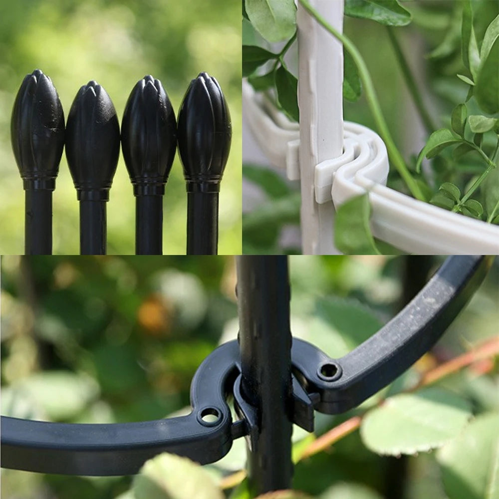 PP Plastic Trellis for Climbing Plants - Durable Support for Garden Vines