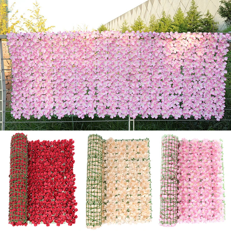 Artificial Cherry Tree Balcony Fence Screen