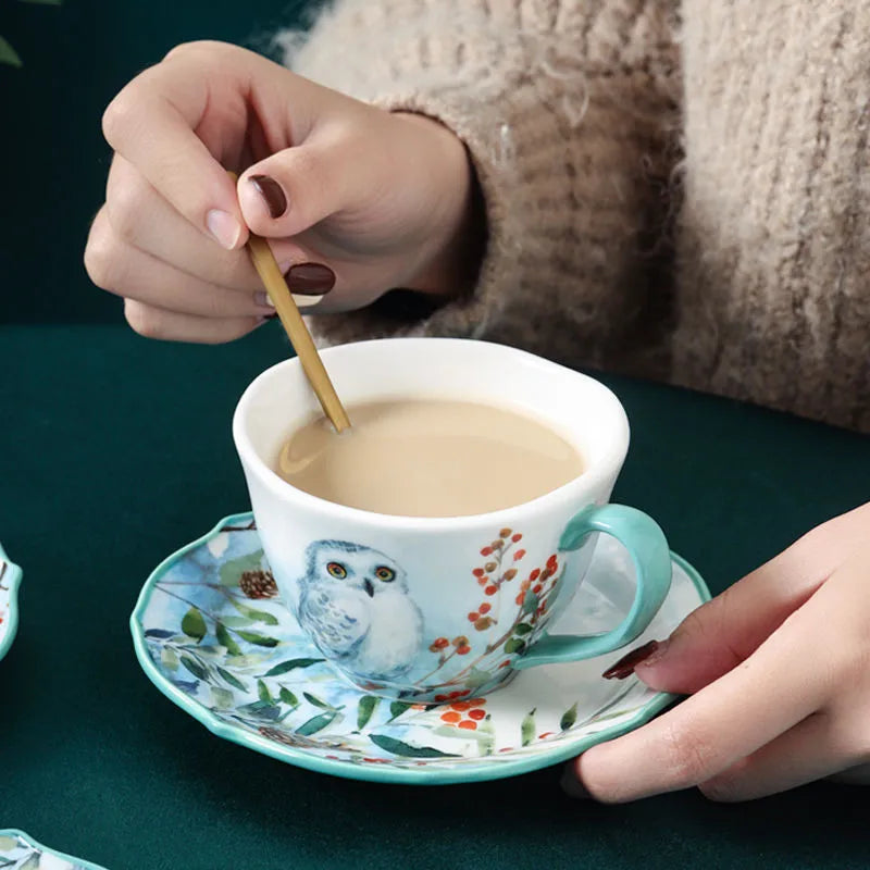 High-Grade Ceramic Coffee Cup Set