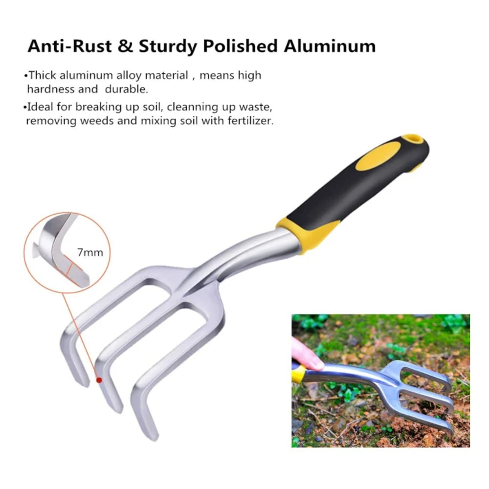 AIVY Garden Tool Set - Hand Shovel, Trowel & Rake