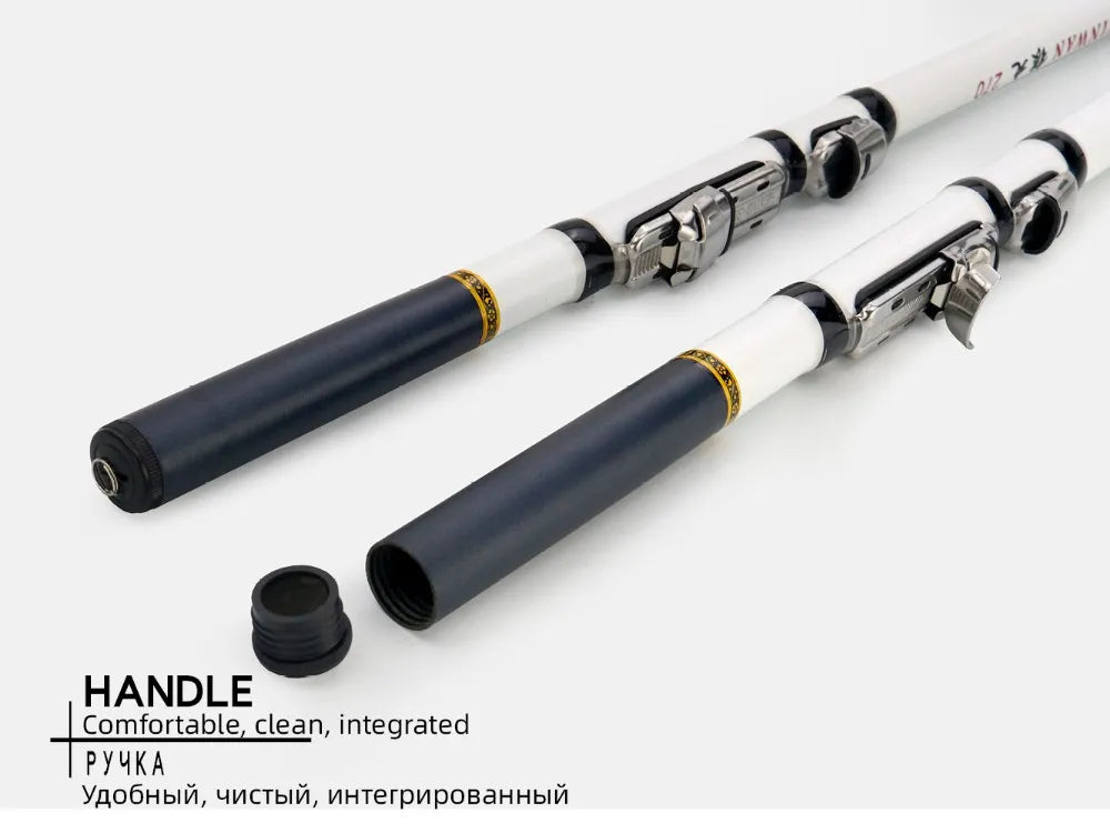 BAKAWA Ultralight Fishing Rod | Telescopic Carbon Fiber