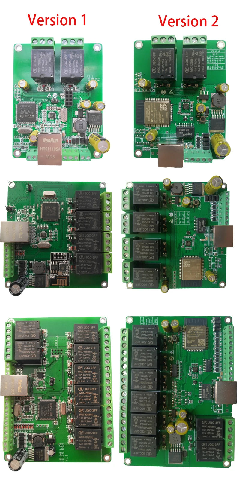 Ethernet Relay Network Wifi Switch Modbus MQTT TCP UDP Web HTTP Schedule Task CAN RS485 CoAP Domoticz Timer Module