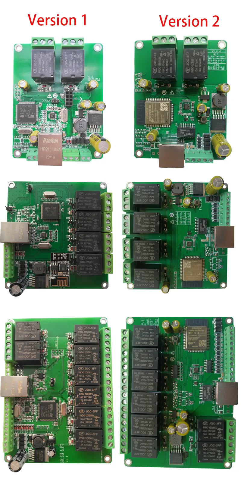 Ethernet Relay Network Wifi Switch Modbus MQTT TCP UDP Web HTTP Schedule Task CAN RS485 CoAP Domoticz Timer Module