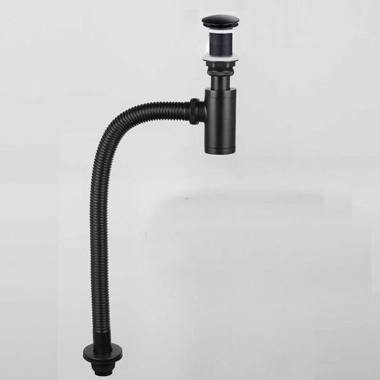 Brass Basin Bottle Trap with Pop-Up Drain