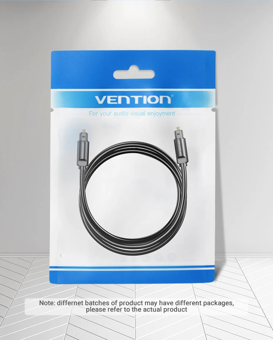 Vention Digital Audio Fibre Optic Cable /  Toslink SPDIF Coaxial Cable