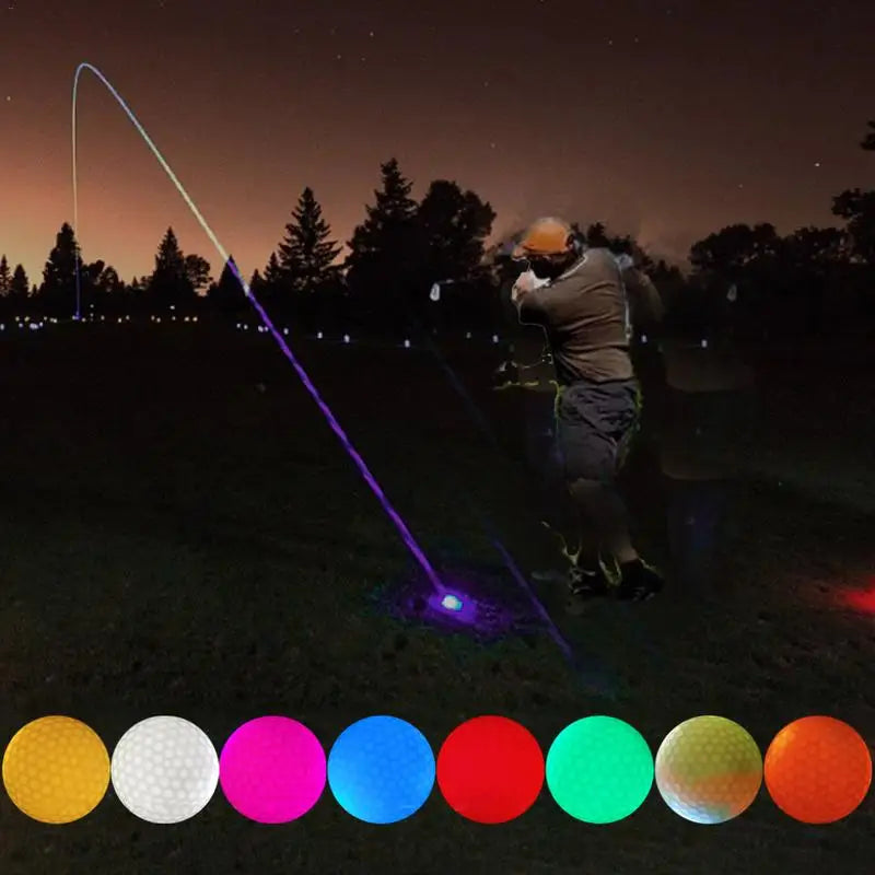 LED Night Training Golf Ball | Glow In Dark Practice Balls Outdoor Light