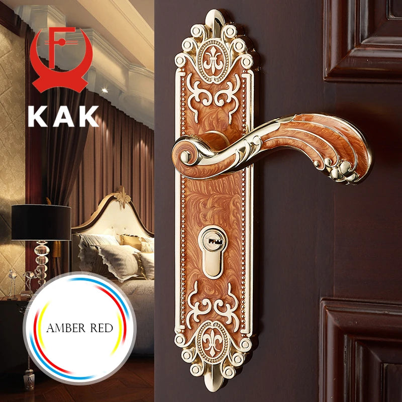 European Style Mute Room Door Lock Handle