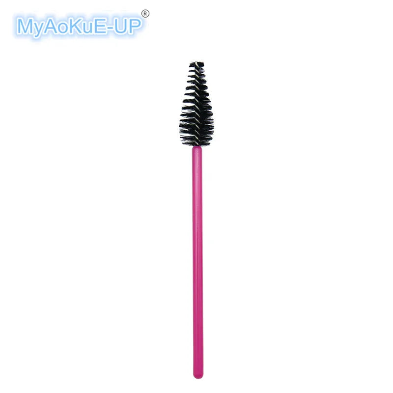 200 Pcs Water Drop Shape Disposable Nylon Mascara Wands - Eye Lashes Extension Brush