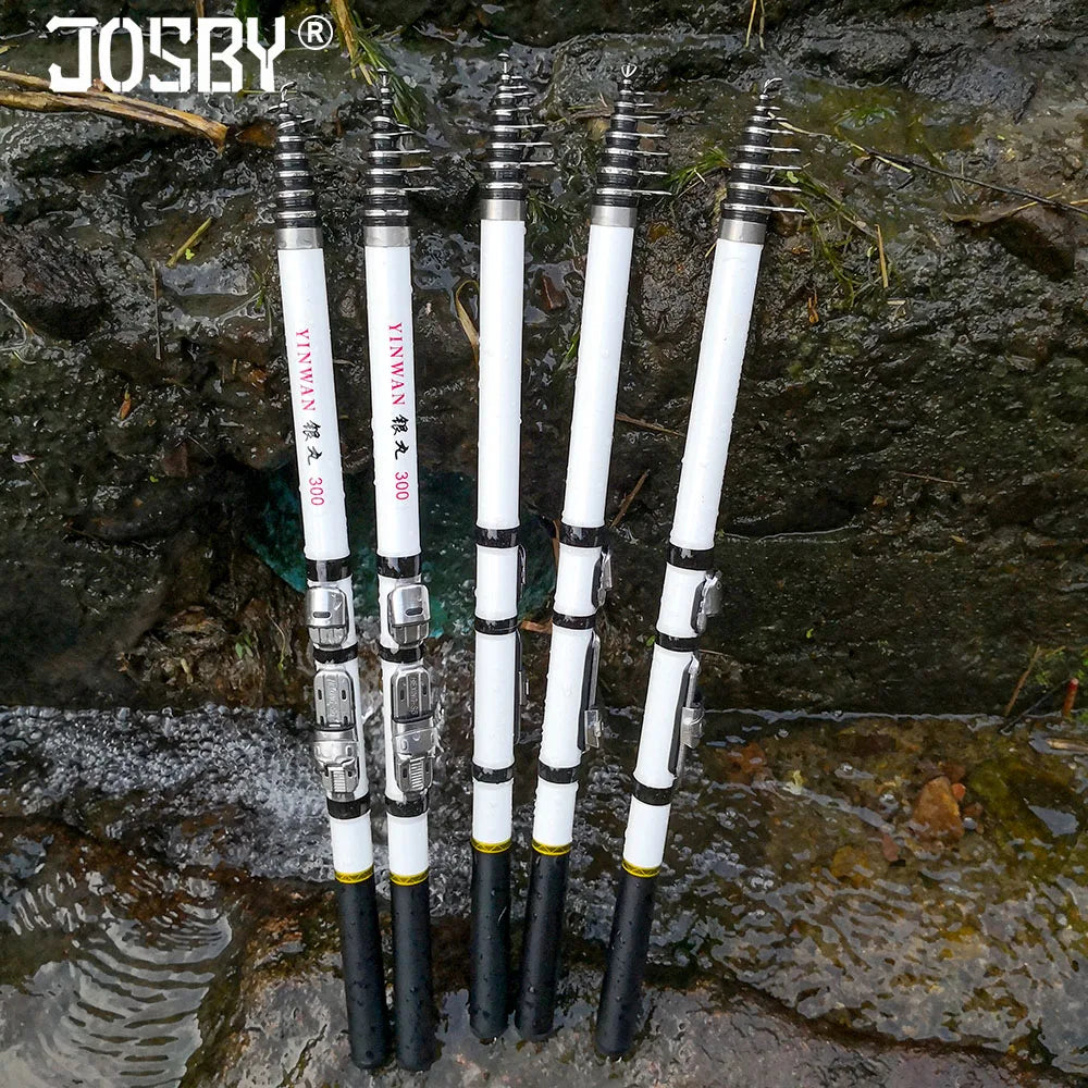 Telescopic Rock Fishing Rod | Carbon Fiber Spinning Rod
