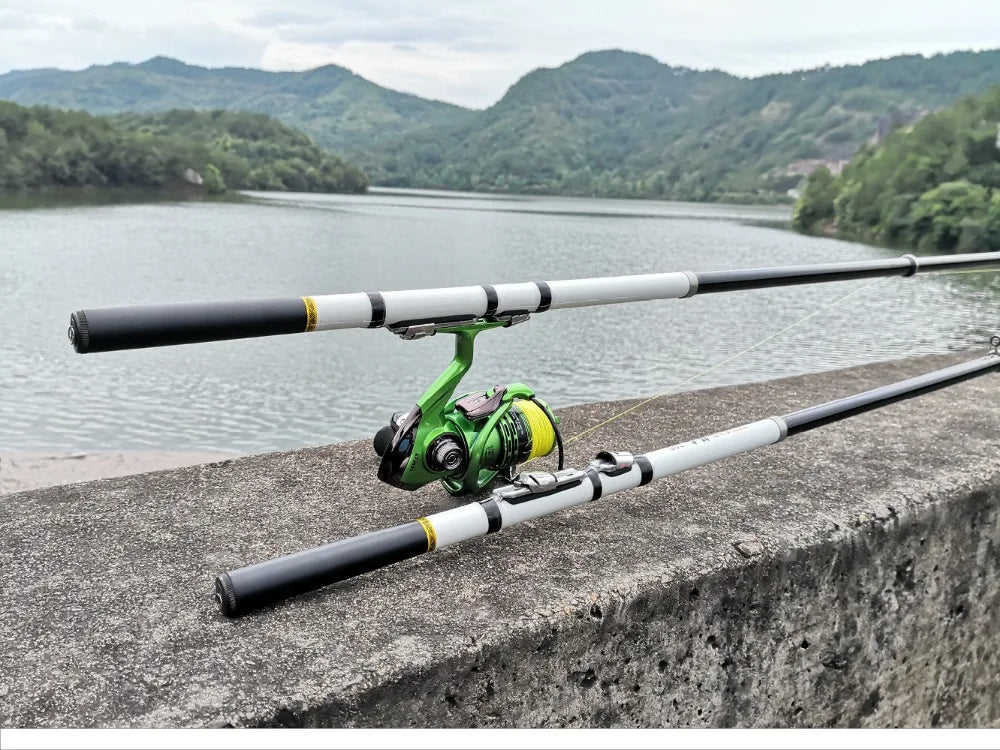 BAKAWA Ultralight Fishing Rod | Telescopic Carbon Fiber