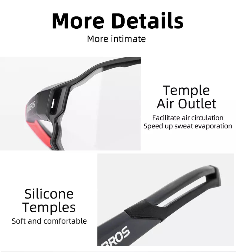 ROCKBROS Photochromic Cycling Glasses | UV400 Sunglasses