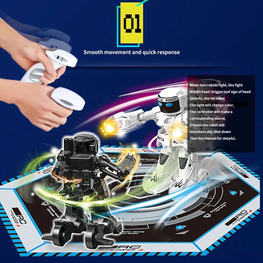 RC Robot Battle Boxing Toy