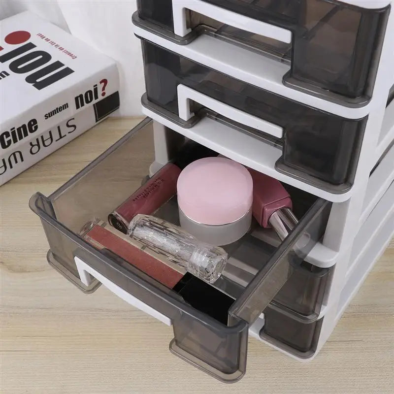 Desktop Plastic Organizer - Stackable Storage Drawers