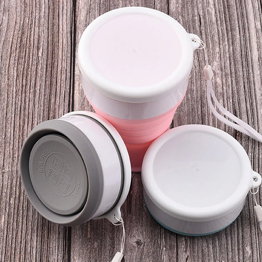 200ml Silicone Folding Camping Travel Mug