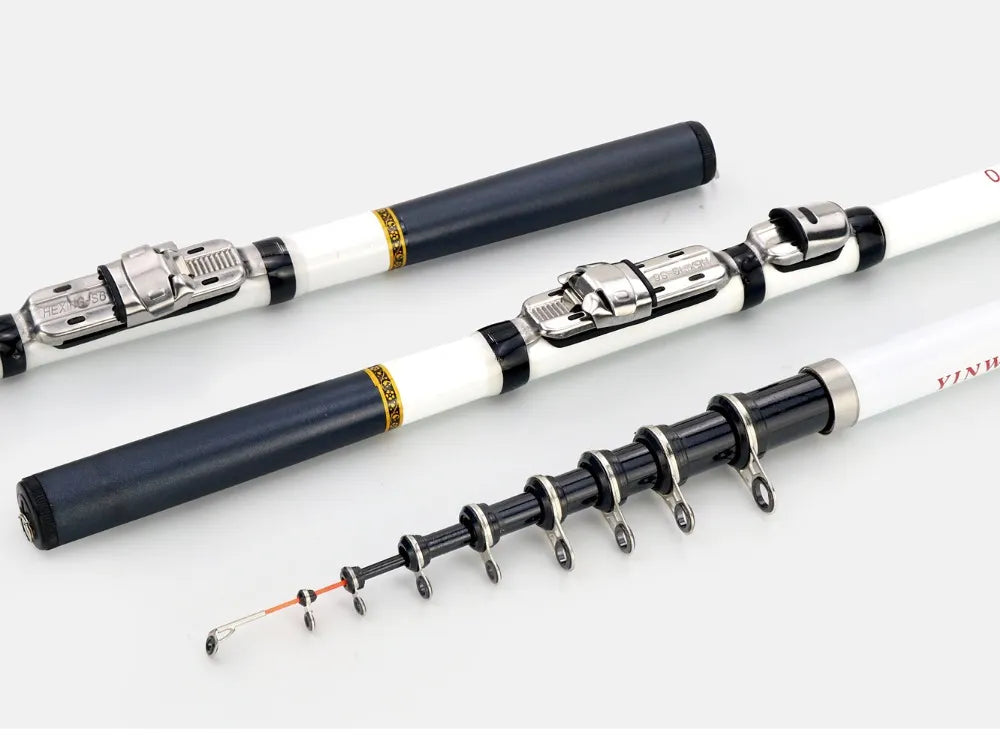 BAKAWA Ultralight Fishing Rod | Telescopic Carbon Fiber